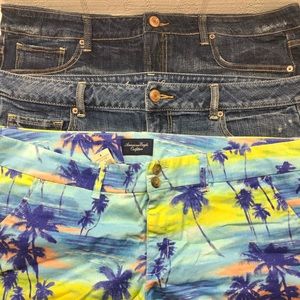 American Eagle Outfitters Women’s Short and mini skirt 3 pieces like new